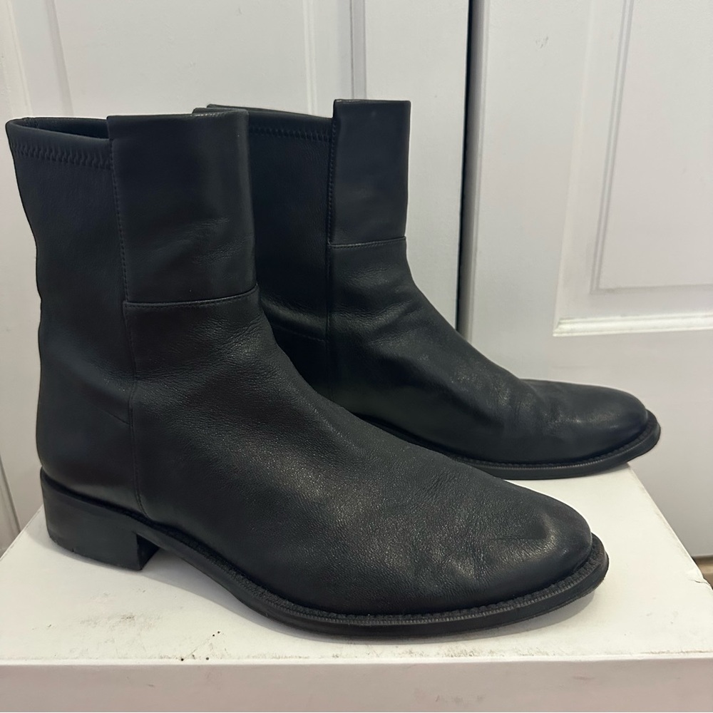Stuart Weitzman the 5050 Leather Ankle Boots